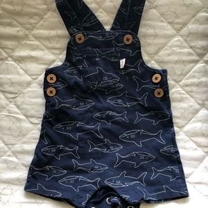 Baby Boy Shark Overalls